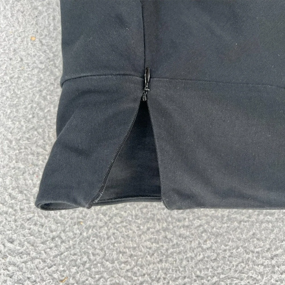 BETABRAND Skort Womens Size‎ Small Solid Black Zipper Back A Line Basic Neutral